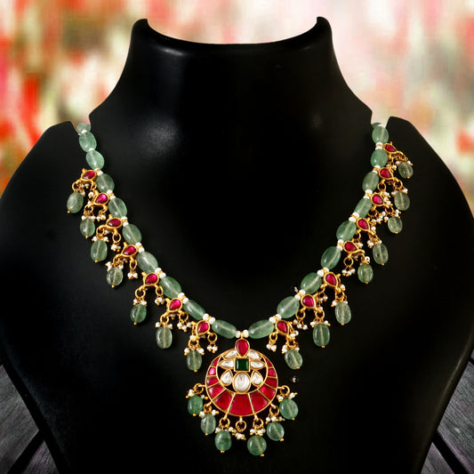 NK-116 - Aadhya Jadau Kundan Necklace