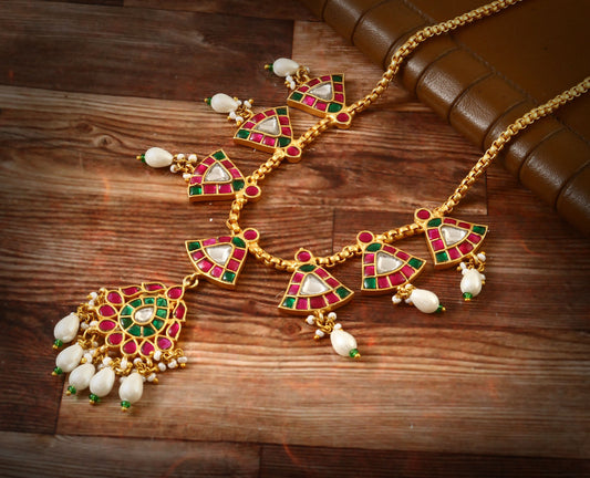 NK-119 - Vaanya Jadau Set