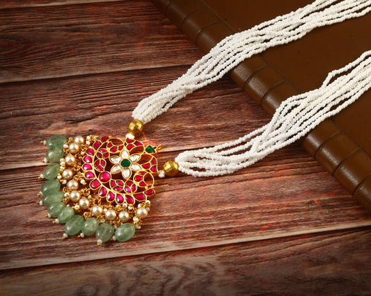 NK-132 - Zara Jadau Kundan Raani Haar