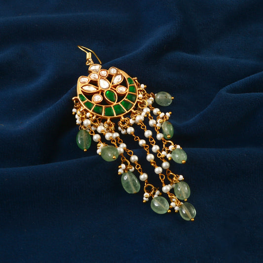 MT-112 - Jadau Kundan Mangtika with Emerald