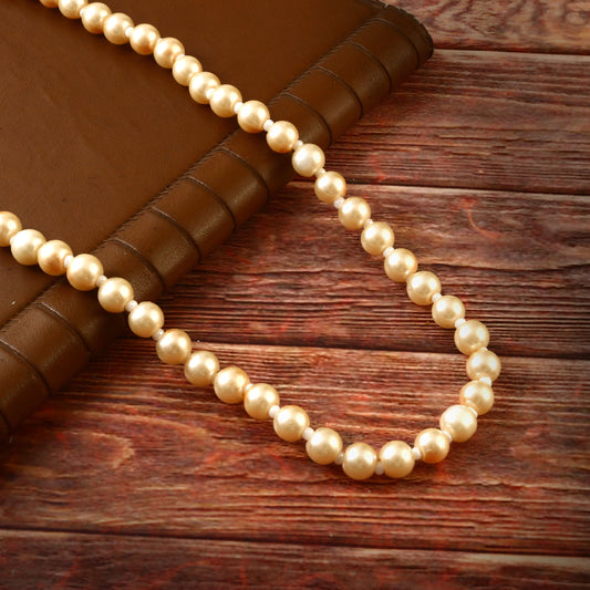 BM-109 - Jadau Kundan Beads Necklace with Emerald