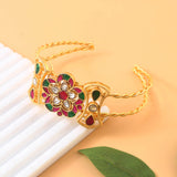 BG-101 - Jadau Kundan Bangle with Emerald