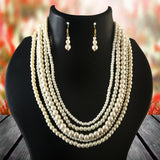 BM-122 - Jadau Kundan Beads Necklace with Emerald