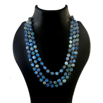 BM-124 - Jadau Kundan Beads Necklace with Emerald