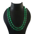BM-127 - Jadau Kundan Beads Necklace with Emerald