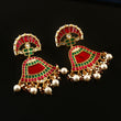 ER-121 - Jadau Kundan Earring with Emerald