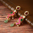 ER-128 - Jadau Kundan Earring with Emerald