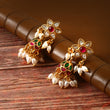 ER-130 - Jadau Kundan Earring with Emerald
