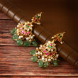 ER-131 - Jadau Kundan Earring with Emerald