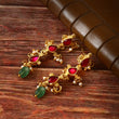 ER-135 - Jadau Kundan Earring with Emerald
