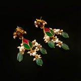 ER-137 - Jadau Kundan Earring with Emerald