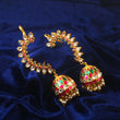 ER-138 - Jadau Kundan Earring with Emerald