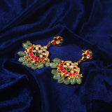 ER-140 - Jadau Kundan Earring with Emerald