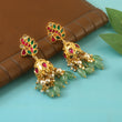 ER-143 - Jadau Kundan Earring with Emerald