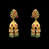 ER-143 - Jadau Kundan Earring with Emerald