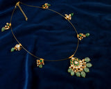 NK-101 - Daksha Jadau Kundan Necklace with Emerald