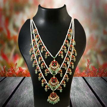 NK-112 - Chakkani Teen Lada Jadau Set