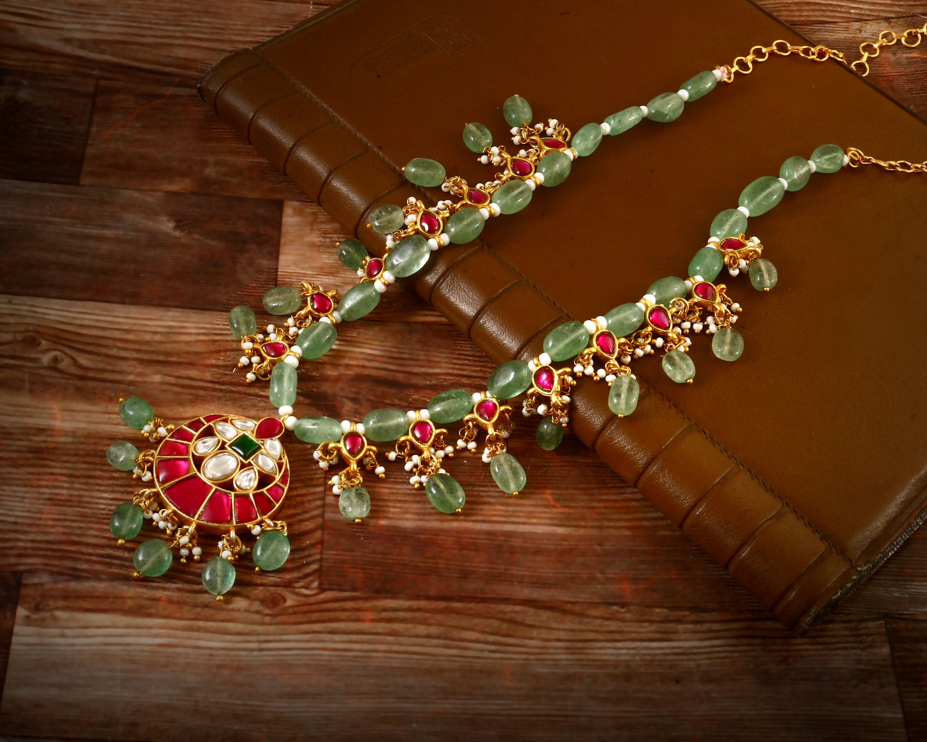 NK-116 - Aadhya Jadau Kundan Necklace