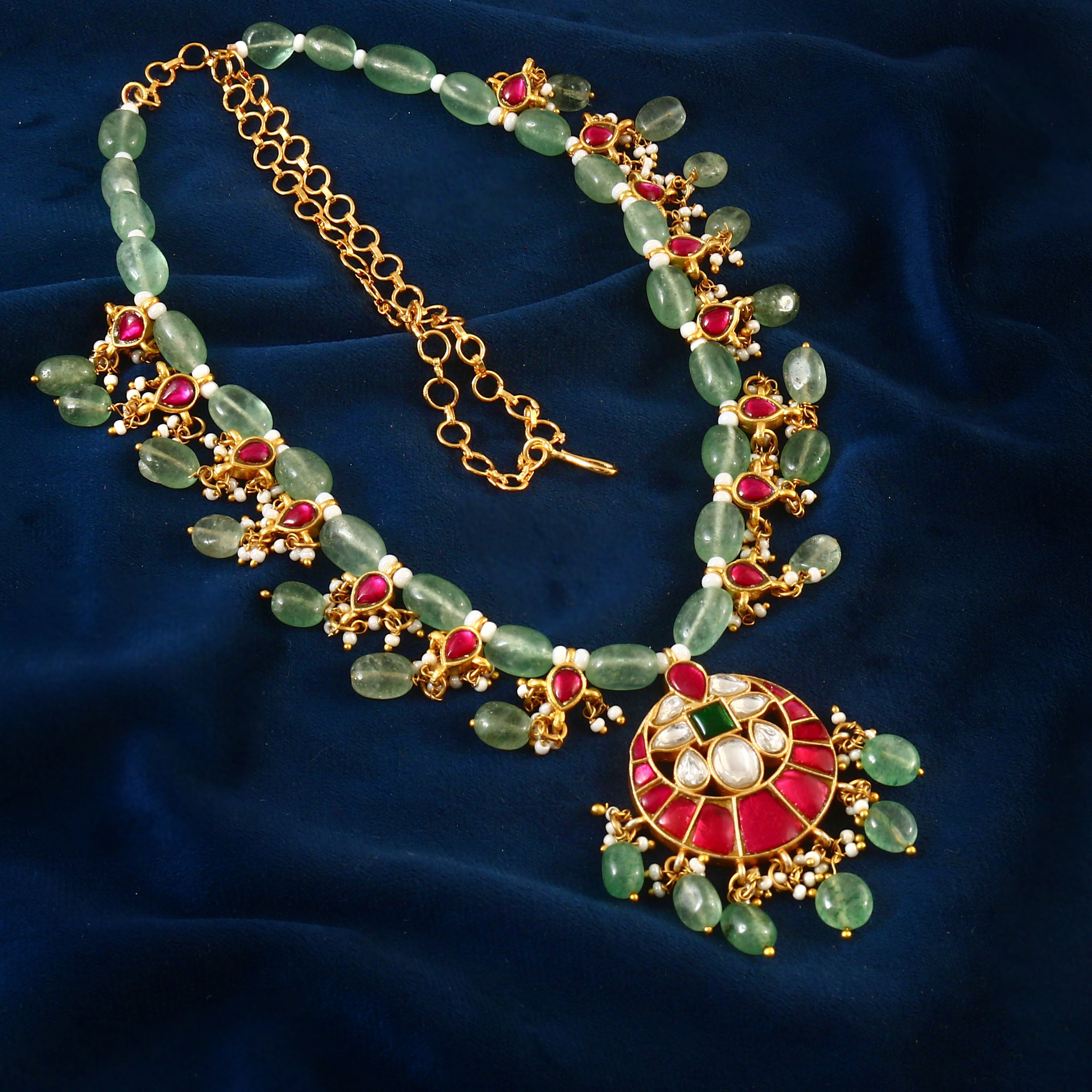 NK-116 - Aadhya Jadau Kundan Necklace