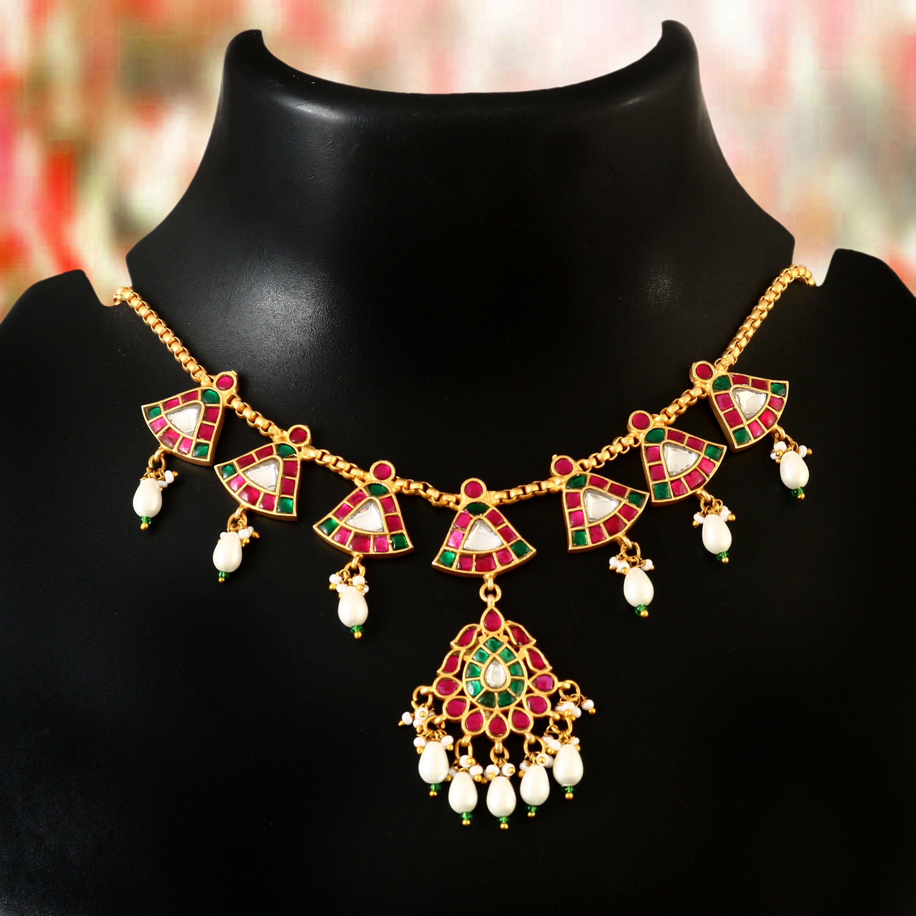 NK-119 - Vaanya Jadau Set