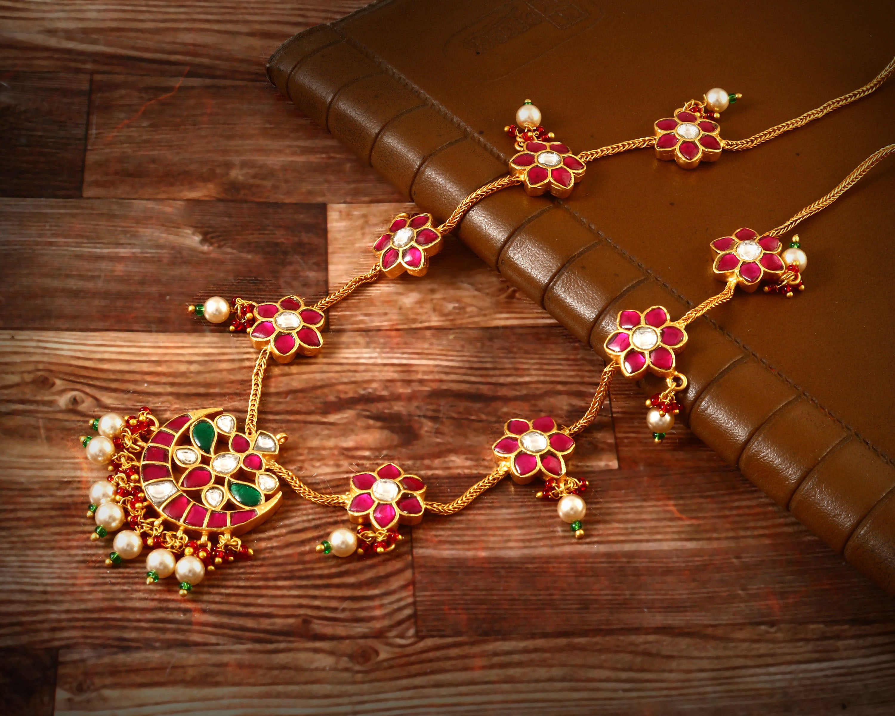 NK-120 - Godavari Jadau Kundan Set
