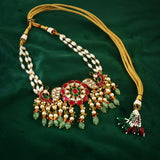 NK-124 - Lavanya Jadau Kundan Set with Emeral
