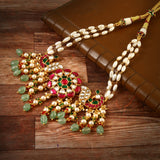 NK-124 - Lavanya Jadau Kundan Set with Emeral
