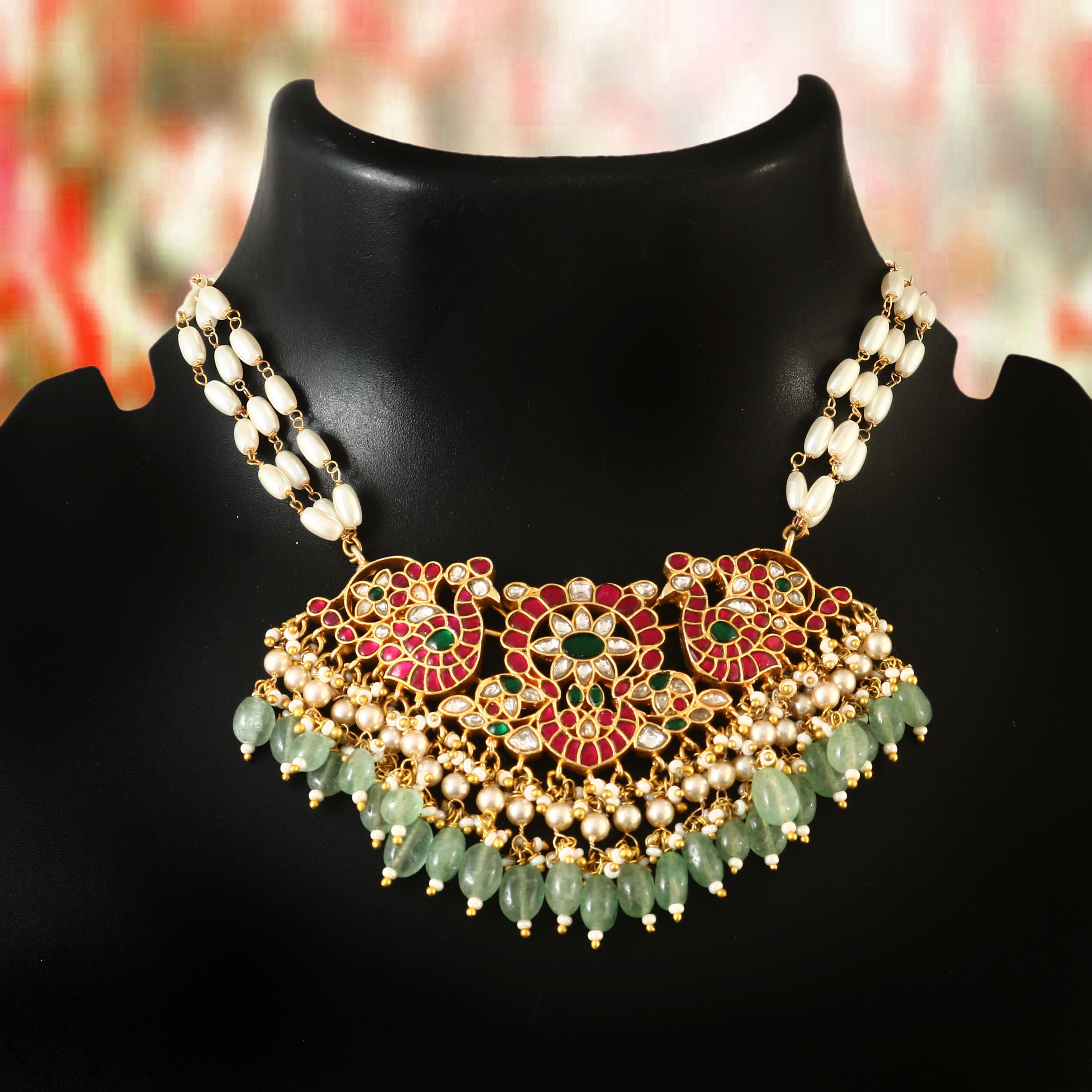 NK-125 - Myra Jadau Kundan Set