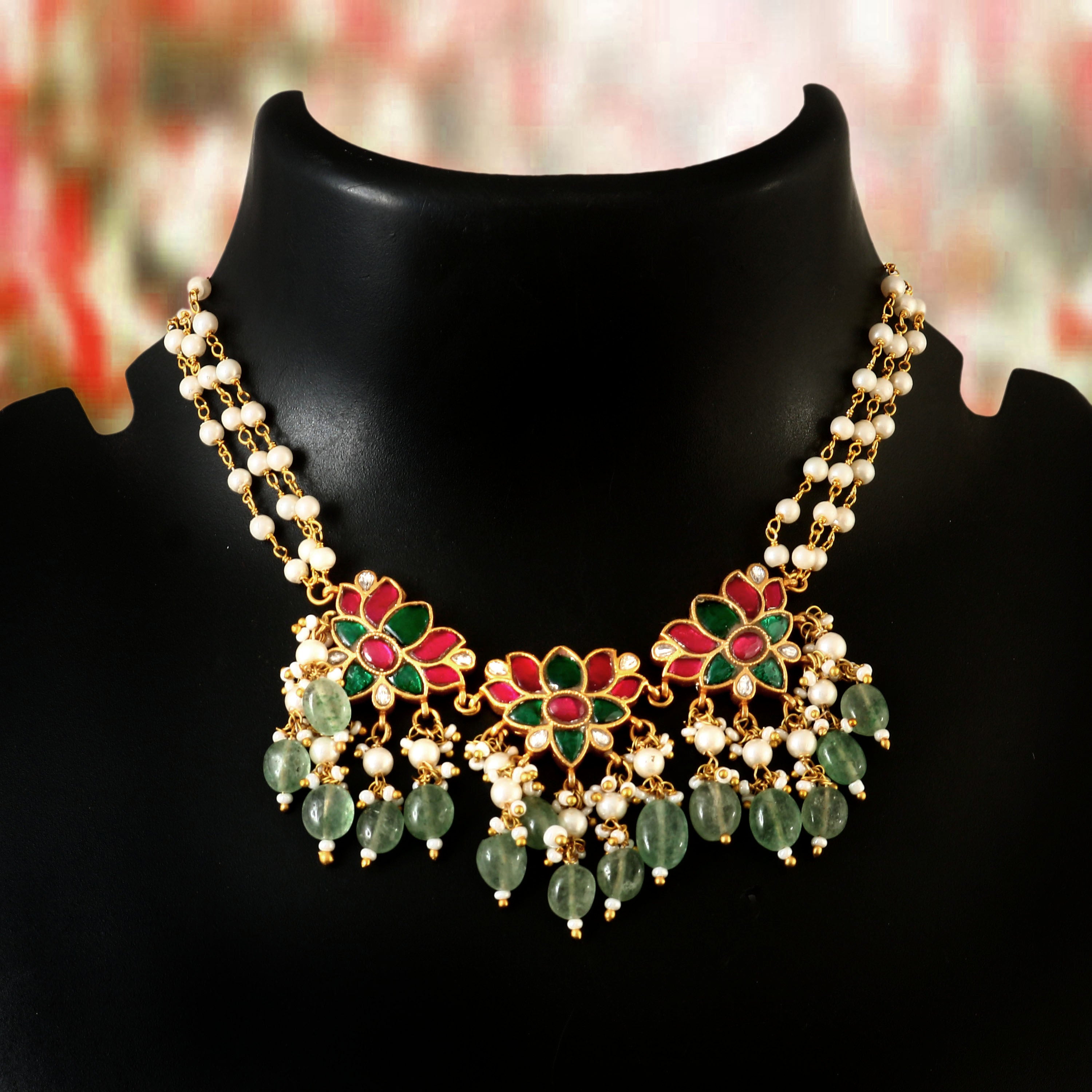 NK-126 - Kamal Jadau Kundan Set