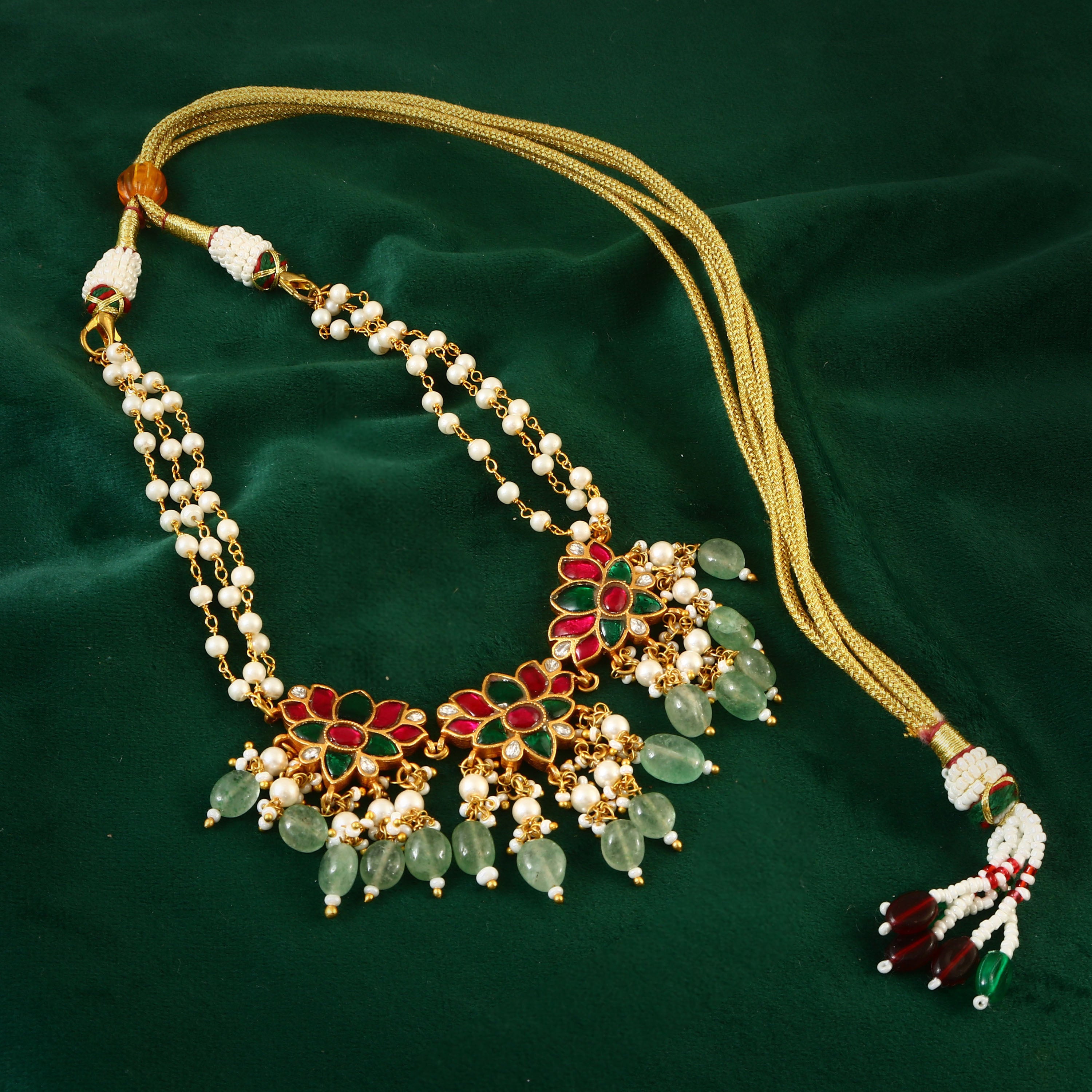 NK-126 - Kamal Jadau Kundan Set