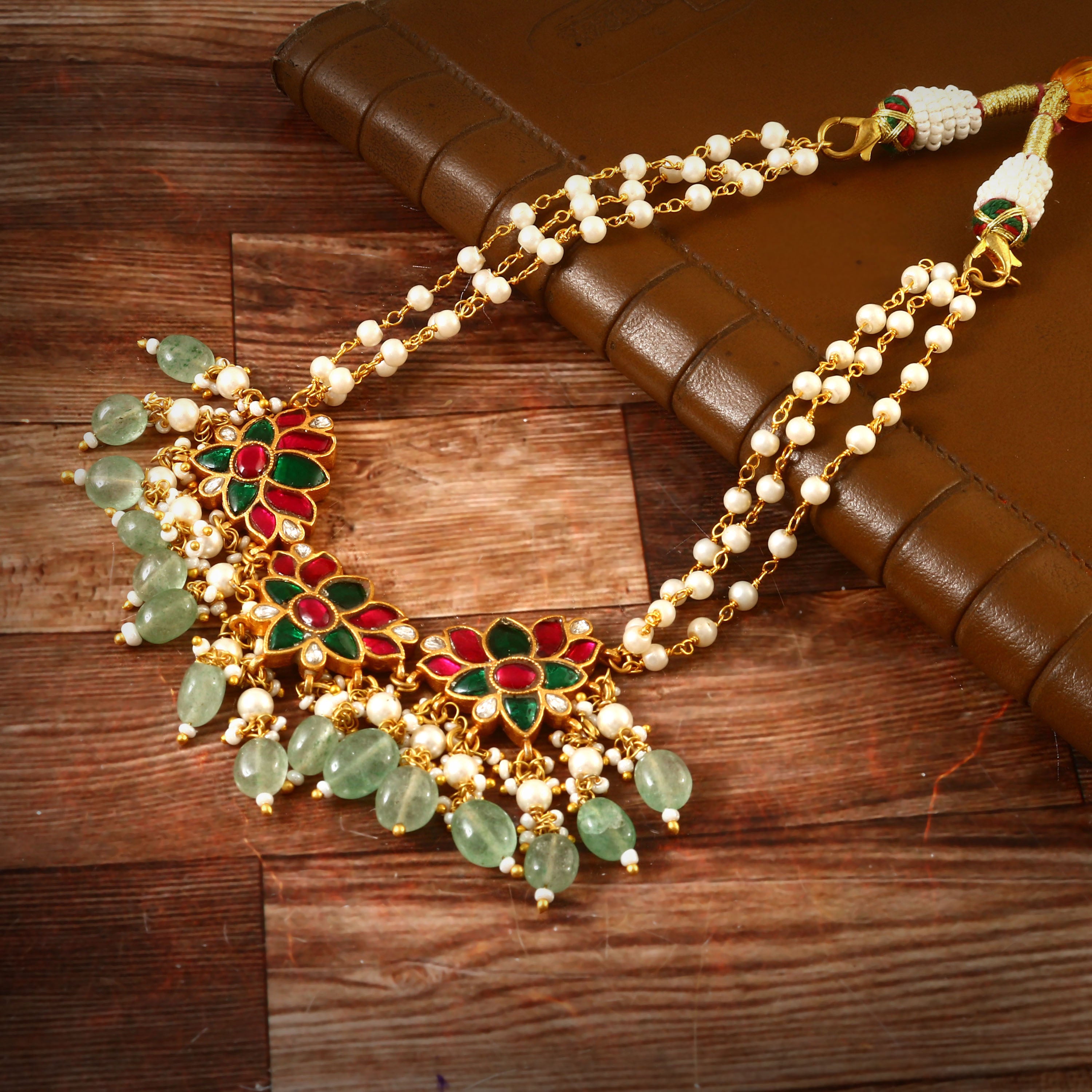 NK-126 - Kamal Jadau Kundan Set