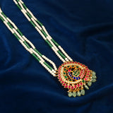 NK-129 - Mayur Jadau Kundan Necklace