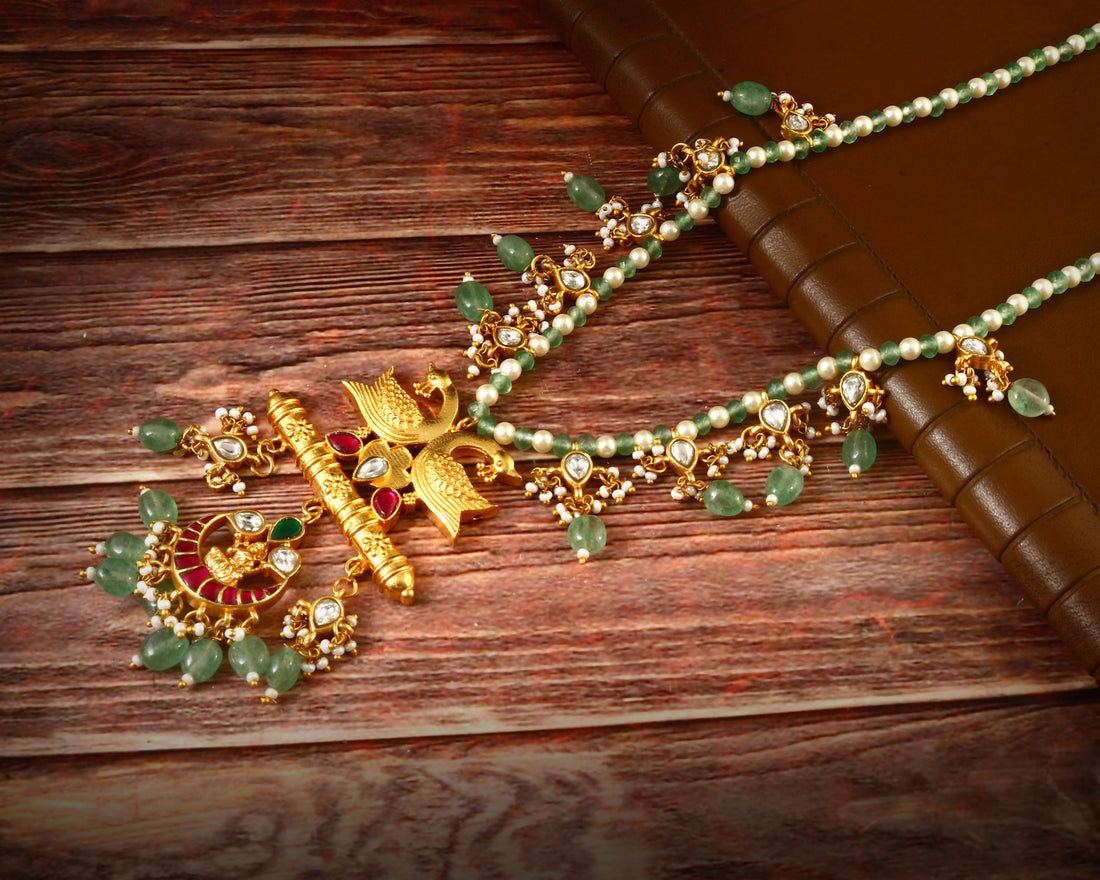 NK-133 - Radhya Jadau Kundan Set