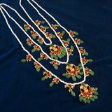 NK-134 - Teen Lada Jadau Kundan Haar