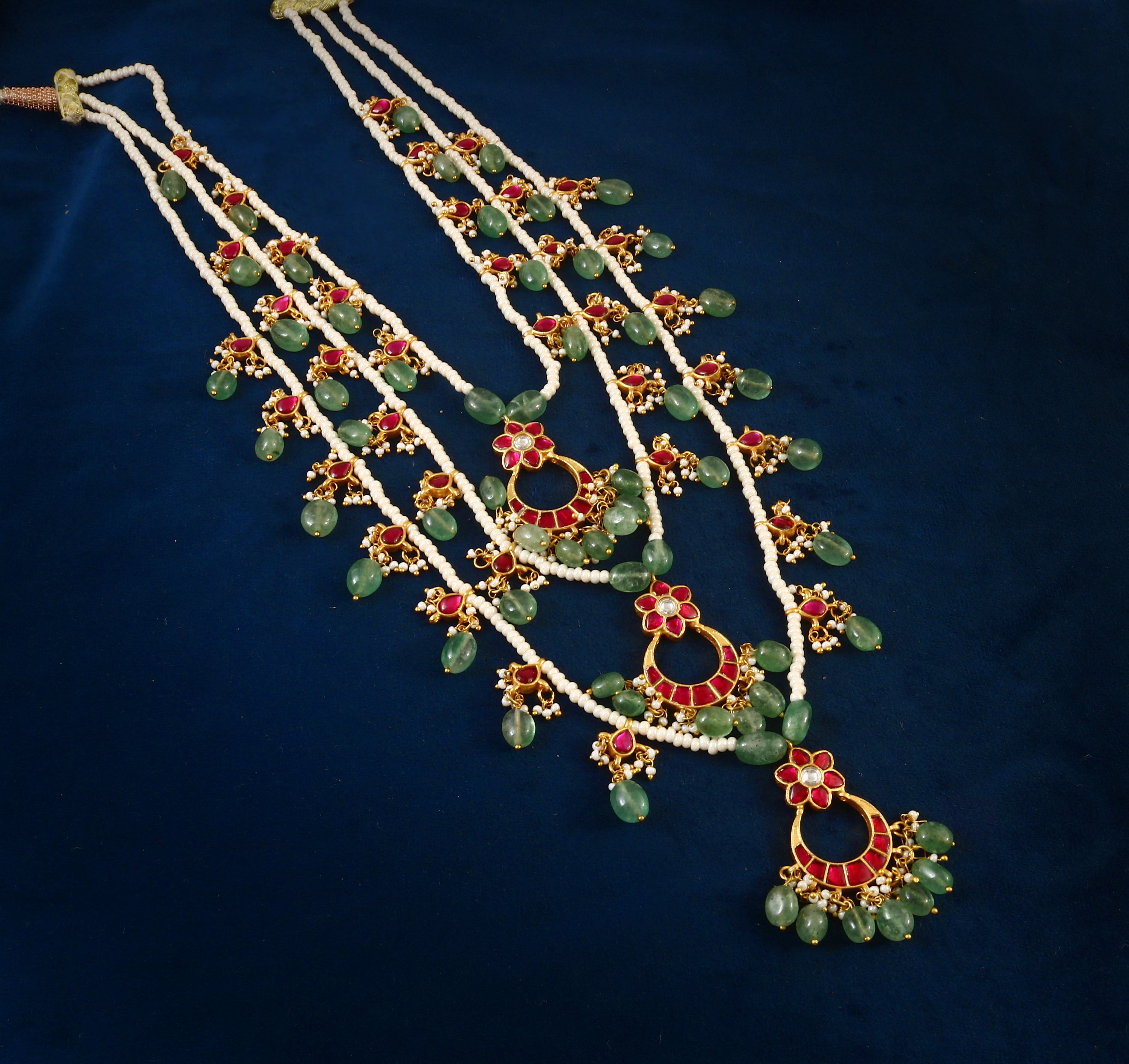 NK-135 - Shanaya Teen Lada Jadau Kundan Set