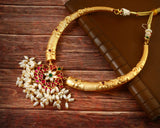 NK-138 - Shubh Jadau Kundan Set with White Pearls