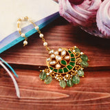 MT-101 - Jadau Kundan Mangtika with Emerald