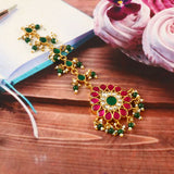 MT-108 - Jadau Kundan Mangtika with Emerald