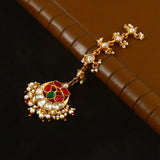 MT-110 - Jadau Kundan Mangtika with Emerald