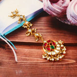 MT-110 - Jadau Kundan Mangtika with Emerald