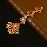 MT-111 - Jadau Kundan Mangtika with Emerald