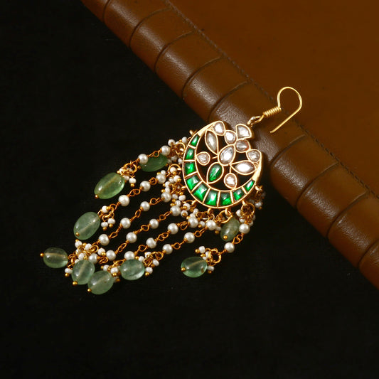 MT-112 - Jadau Kundan Mangtika with Emerald