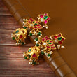 ER-107 - Jadau Kundan Earring with Emerald