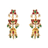ER-107 - Jadau Kundan Earring with Emerald