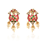 ER-110 - Jadau Kundan Earring with Emerald