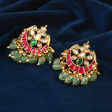 ER-116 - Jadau Kundan Earring with Emerald