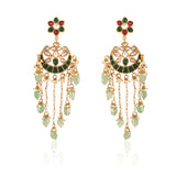 ER-118 - Jadau Kundan Earring with Emerald