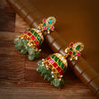 ER-120 - Jadau Kundan Earring with Emerald