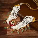 NK-145 - Jadau Kundan Necklace with Emerald