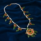 NK-150 - Jadau Kundan Necklace with Emerald